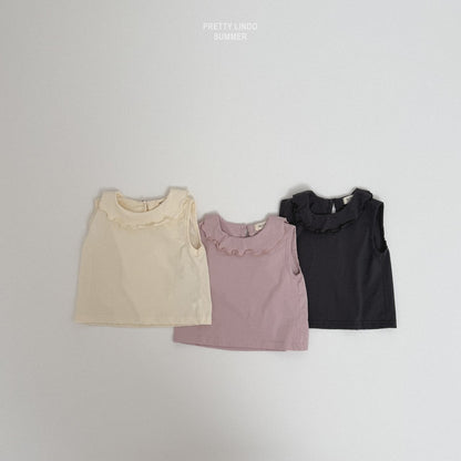 [PRE-ORDER] Frill Sleeveless T-Shirts
