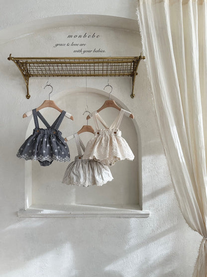 [PRE-ORDER] Embroidery Suspender Bloomer
