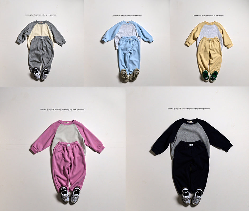 [PRE-ORDER] Daily Raglan Top Bottom Set