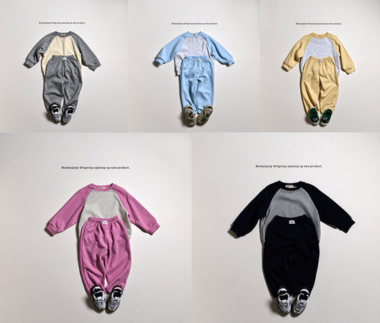 [PRE-ORDER] Daily Raglan Top Bottom Set