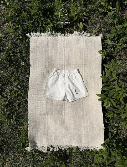 [PRE-ORDER] Blanc Embroidery Shorts