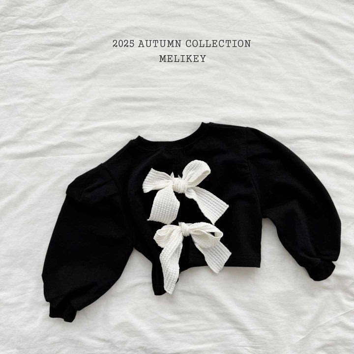 [PRE-ORDER] Back Slit Ribbon Sweatshirts