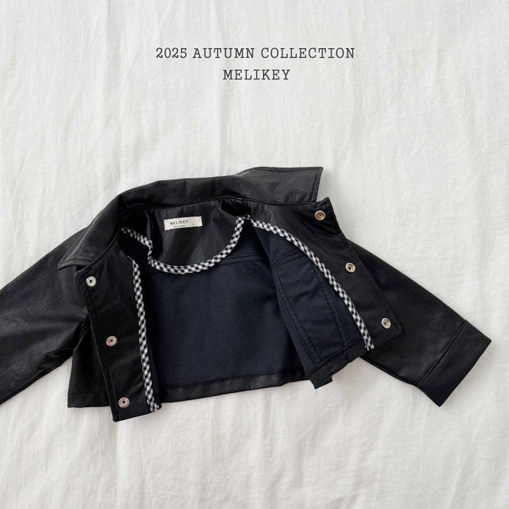 [PRE-ORDER] Faux Leather Short Jacket