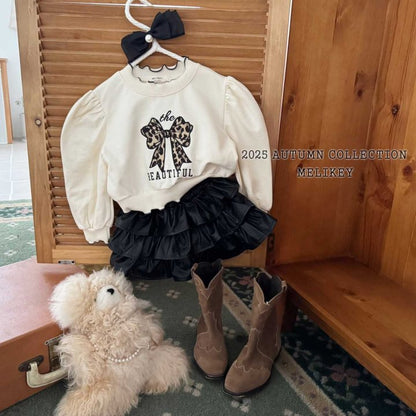 [PRE-ORDER] Leopard Ribbon Sweatshirts