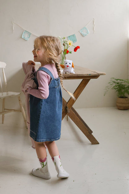 Eva Dress [Blue Denim/120/L(4-5yr)]