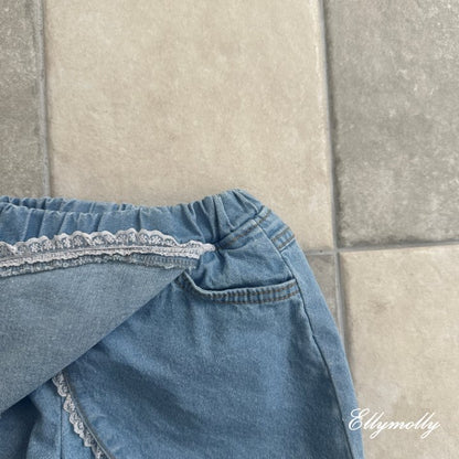[PRE-ORDER] Nana Wrap Denim Skorts
