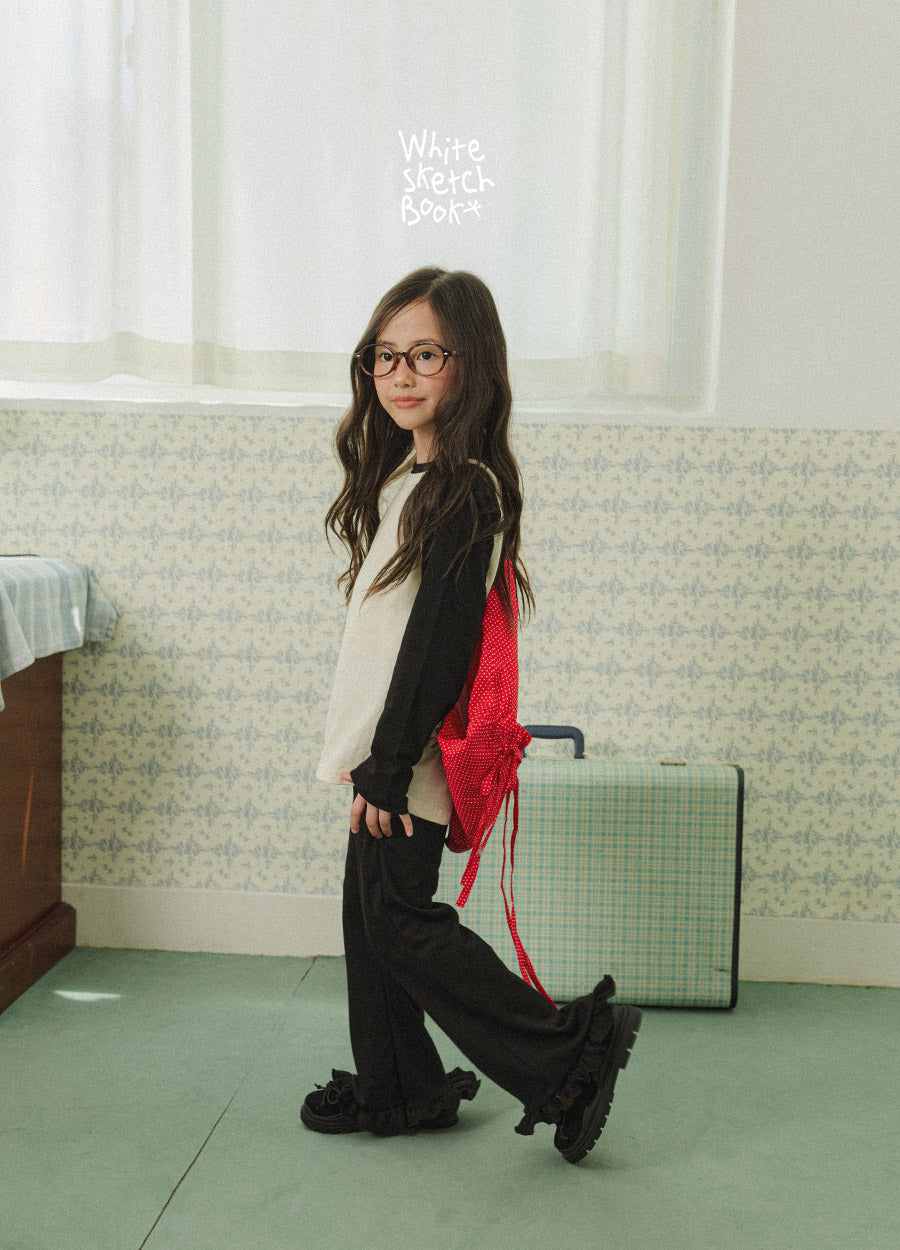 [PRE-ORDER] Frill Boot-Cut Pants