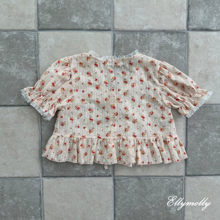 [PRE-ORDER] Flower Eyelet Blouse