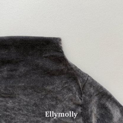 [PRE-ORDER] Velvet Mesh Turtleneck T-Shirts