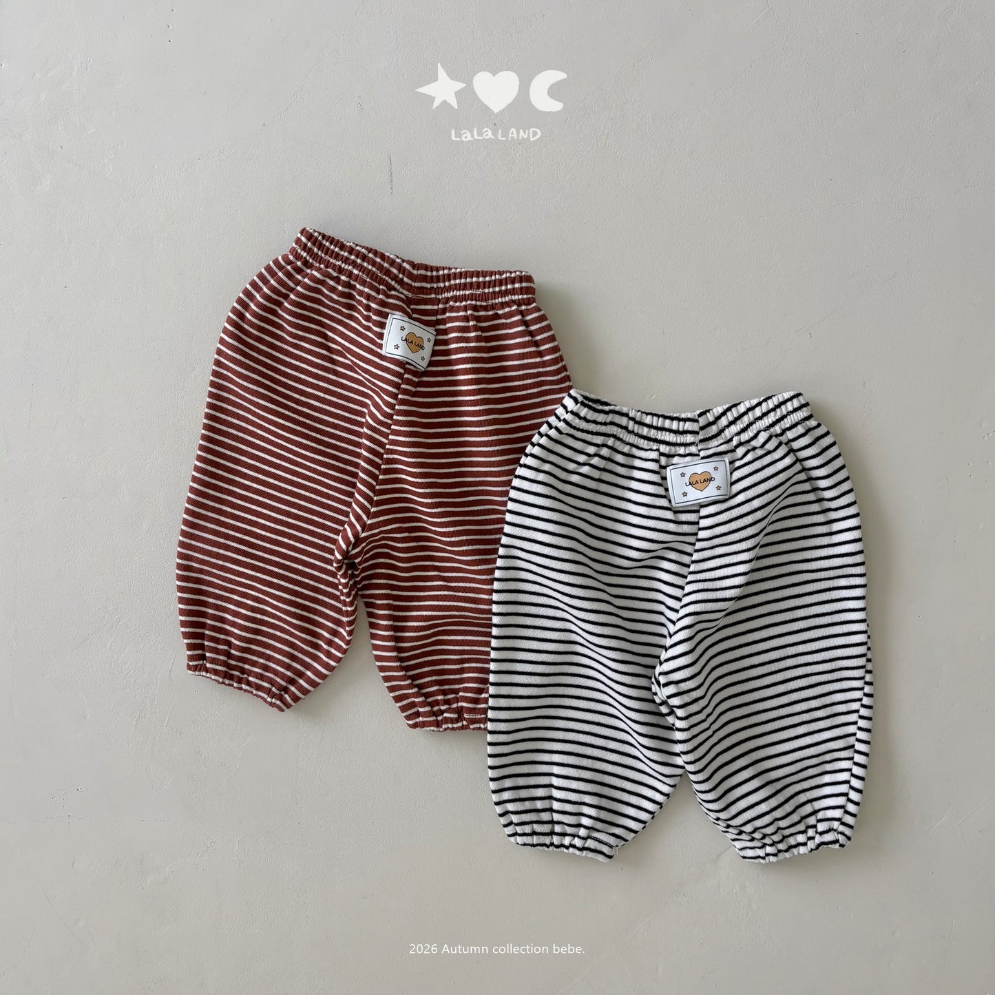 [PRE-ORDER] Stripe Terry Baby Pants