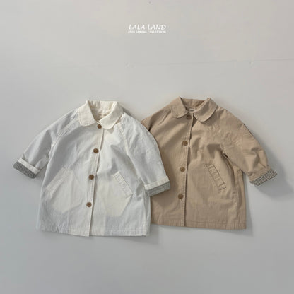 Spring Trench Coat [Cream/M(3-4yr)]