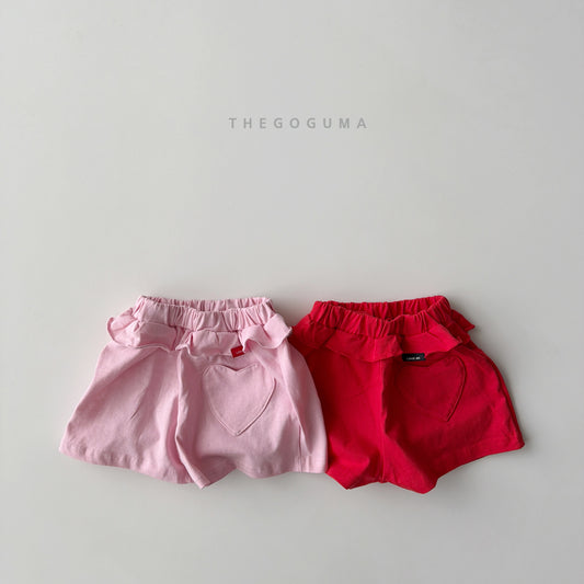 [PRE-ORDER] Frill Heart Shorts
