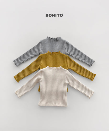 [PRE-ORDER] Big Ribbed Turtleneck T-Shirts