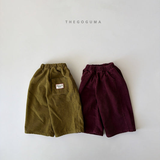 [PRE-ORDER] Color Corduroy Pants