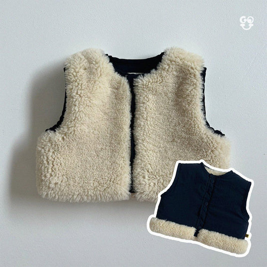 [PRE-ORDER] Creamy Reversible Vest (Mom Couple)