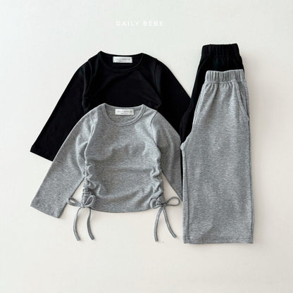 [PRE-ORDER] Side Shirring Top Bottom Set