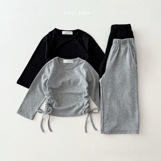 [PRE-ORDER] Side Shirring Top Bottom Set