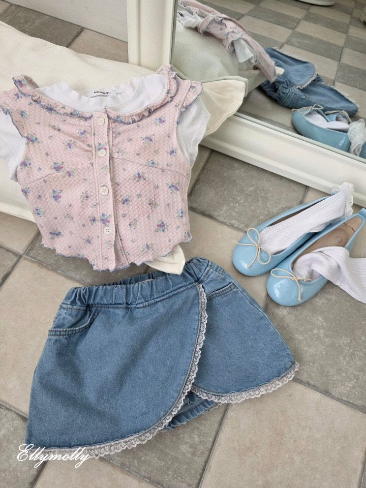 [PRE-ORDER] Nana Wrap Denim Skorts