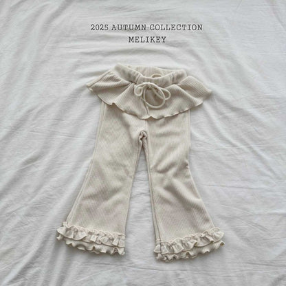 [PRE-ORDER] Double Frill Boot-Cut Pants