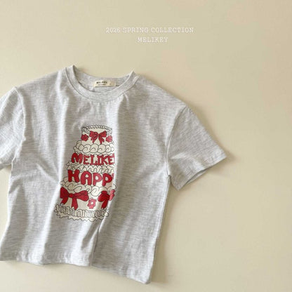Cake T-Shirts [Pink/JS(8-9yr)]
