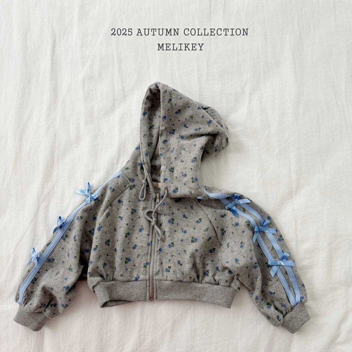 [PRE-ORDER] Floral Ribbon Hoodie Jumper
