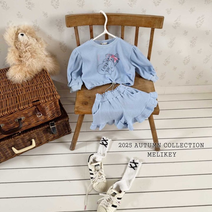 [PRE-ORDER] Cat Waffle Top Bottom Set
