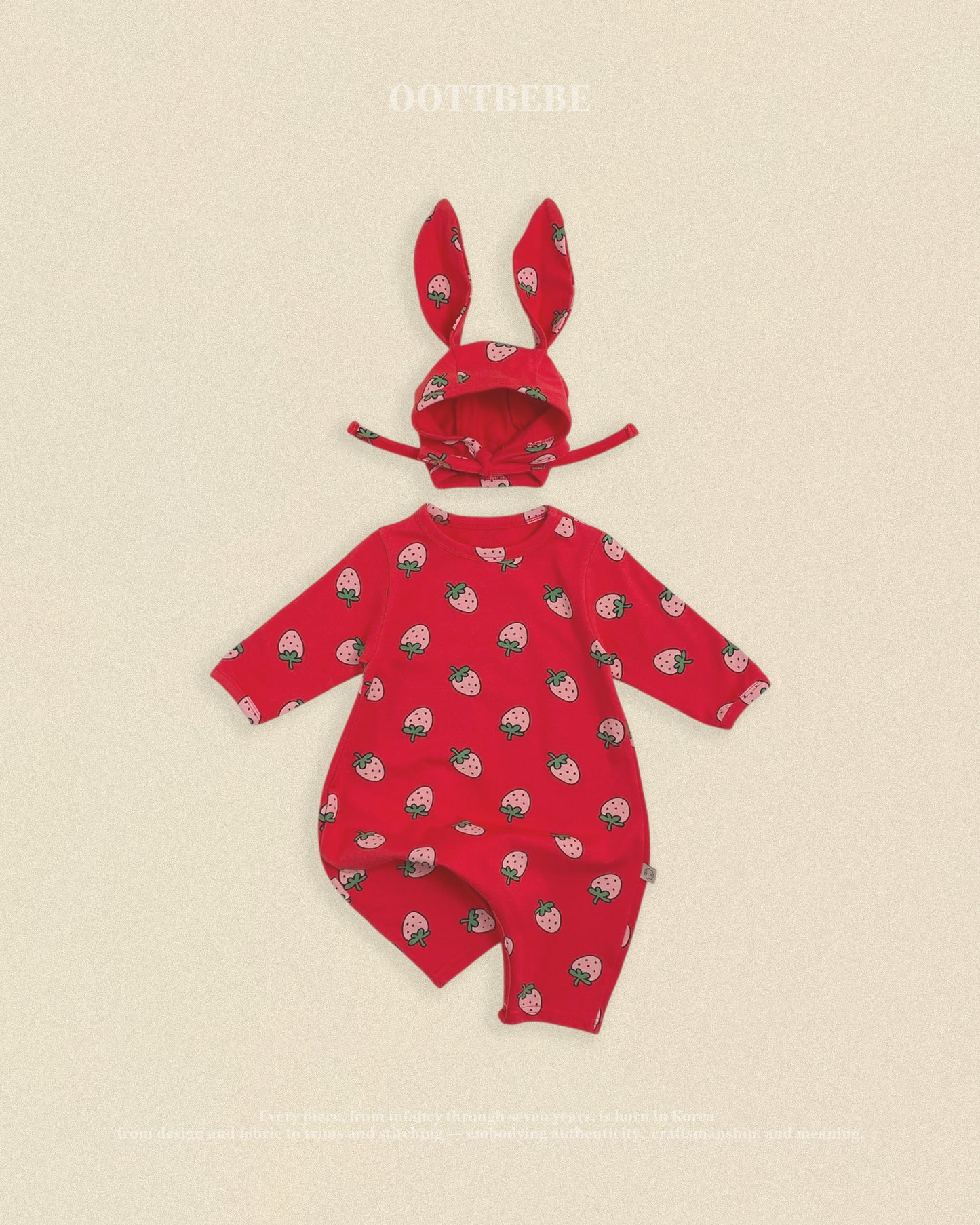 [PRE-ORDER] Little Farm Body Suit + Bonnet Set