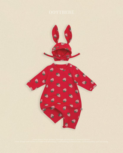 [PRE-ORDER] Little Farm Body Suit + Bonnet Set