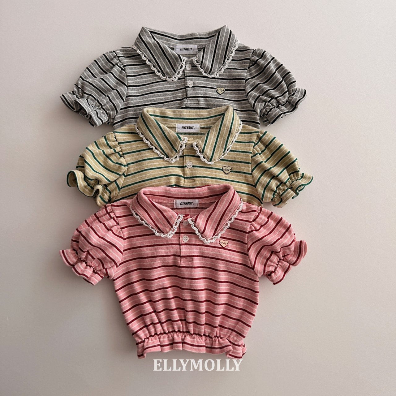 [PRE-ORDER] Curling Collar Frill T-Shirts