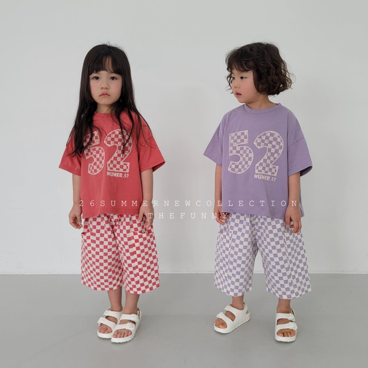 Number T-Shirts [Red/XS(1-2yr), S(2-3yr)]