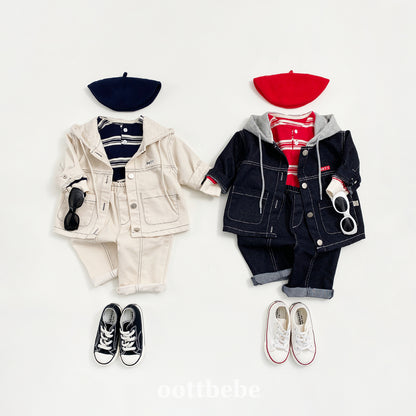 [PRE-ORDER] Hoodie Denim Jacket