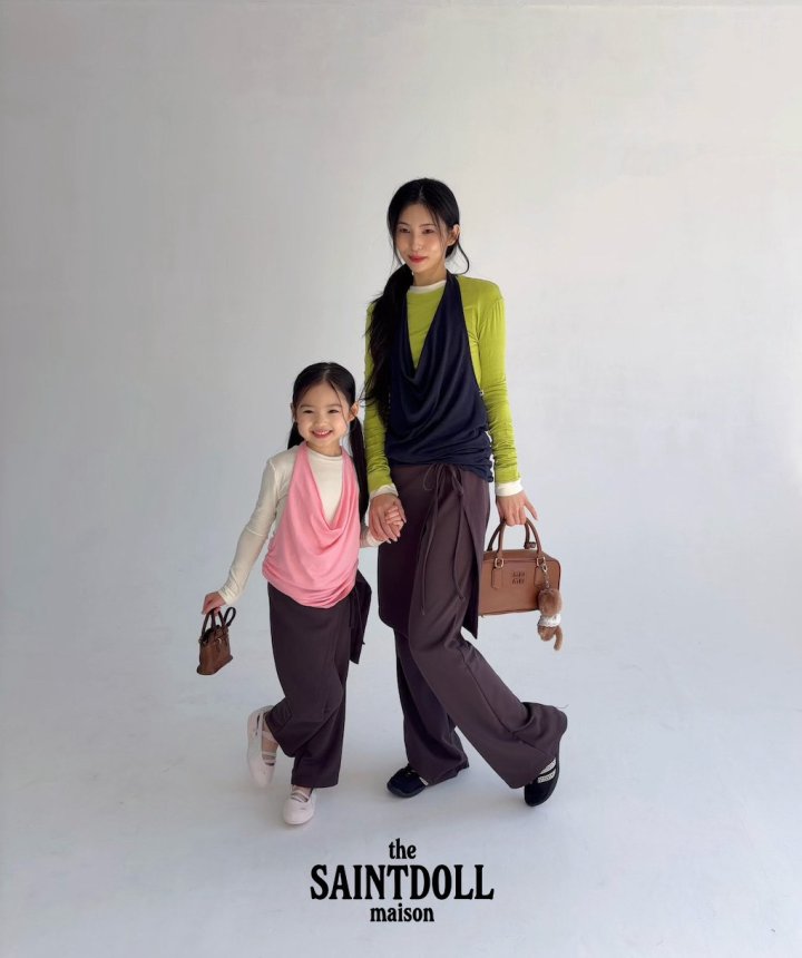[PRE-ORDER] Wrap Boot-Cut Pants (Mom Couple)