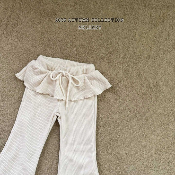 [PRE-ORDER] Double Frill Boot-Cut Pants