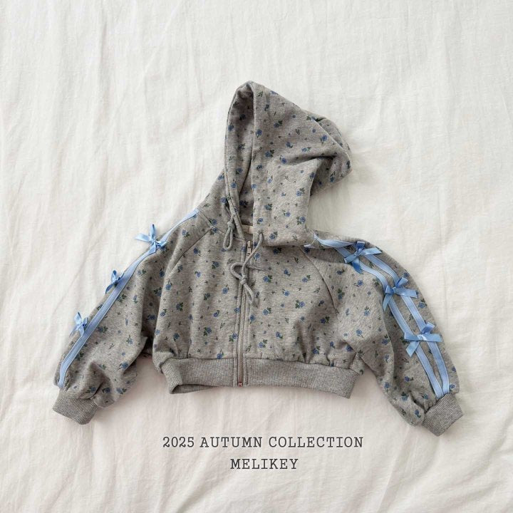 [PRE-ORDER] Floral Ribbon Hoodie Jumper