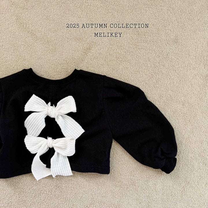 [PRE-ORDER] Back Slit Ribbon Sweatshirts