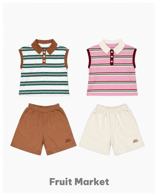 [PRE-ORDER] Marche Collar Top Bottom Set