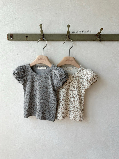[PRE-ORDER] Puff Flower T-Shirts (Mom Couple)