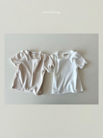 [PRE-ORDER] Lace Ribbed T-Shirts