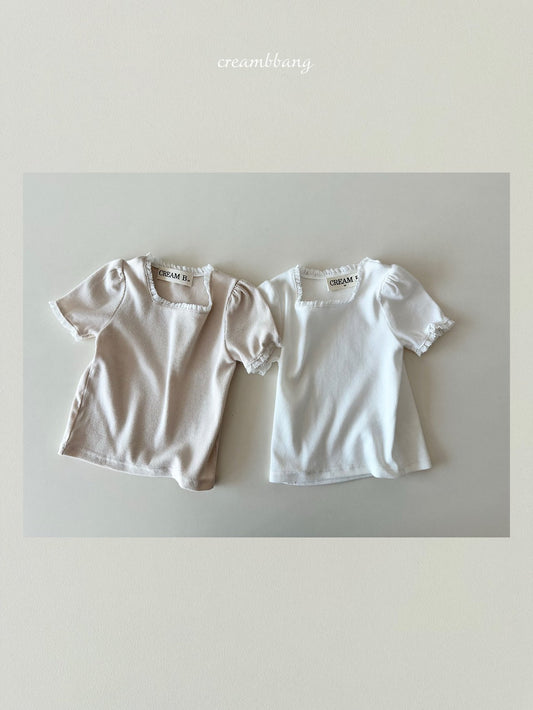 [PRE-ORDER] Lace Ribbed T-Shirts
