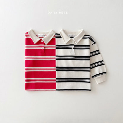 [PRE-ORDER] Collar Stripe T-Shirts