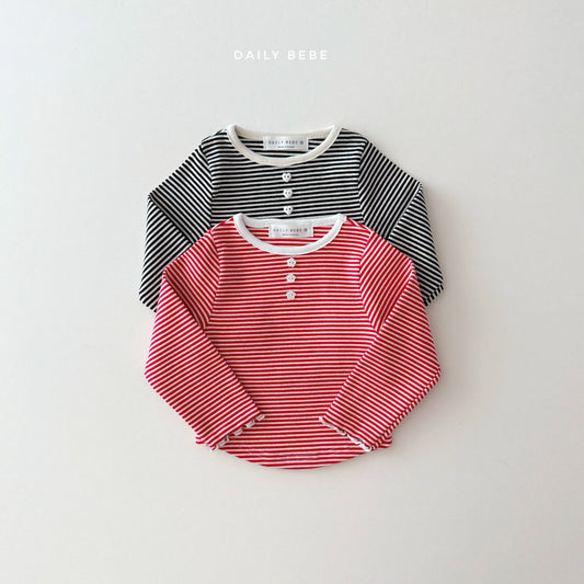 [PRE-ORDER] Stripe Button T-Shirts