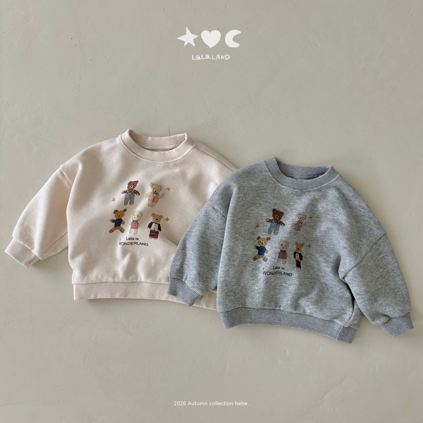 [PRE-ORDER] Bear Friends Baby Sweatshirts