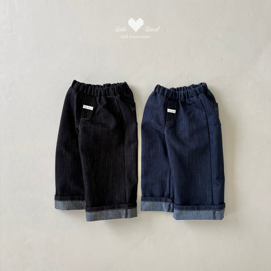 [PRE-ORDER] Roll-Up Denim Pants