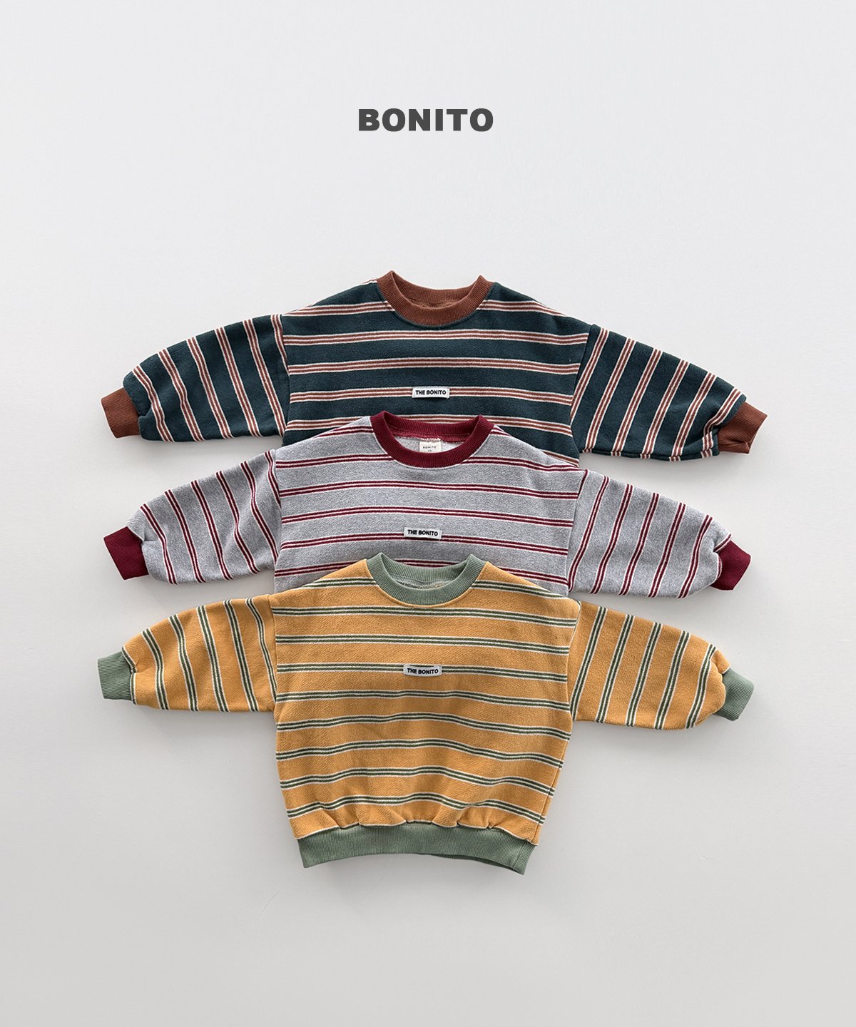 [PRE-ORDER] Monica Stripe Sweatshirts