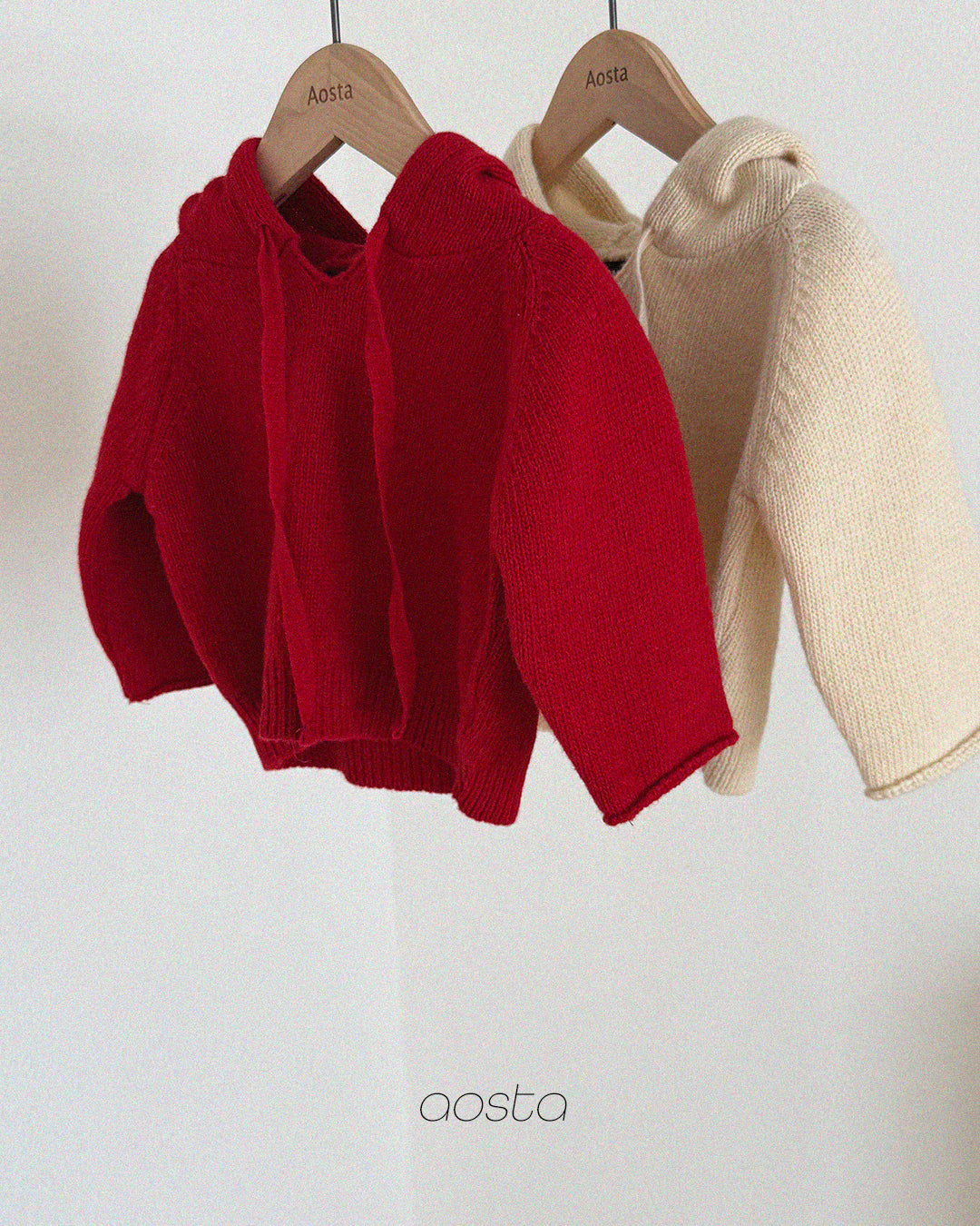 Cookie Sweater Hoodie Top [Red/L(3-5yr)]