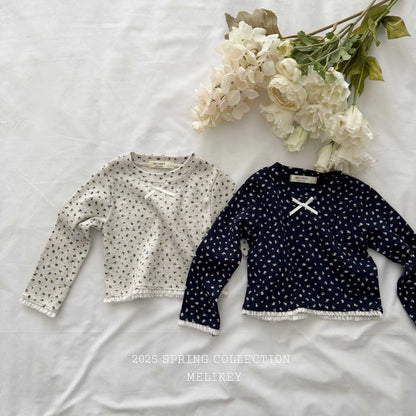 Rose Crop T-Shirts [Oatmeal/L(4-5yr)]
