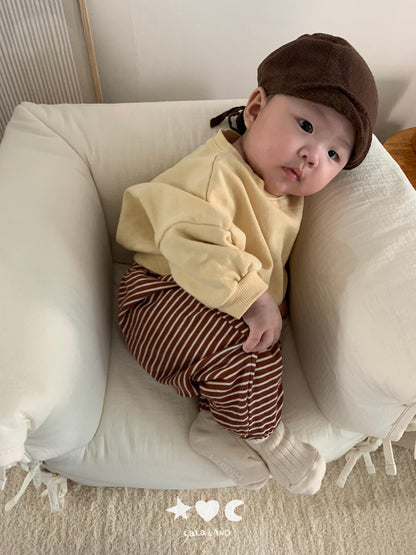 [PRE-ORDER] Stripe Terry Baby Pants