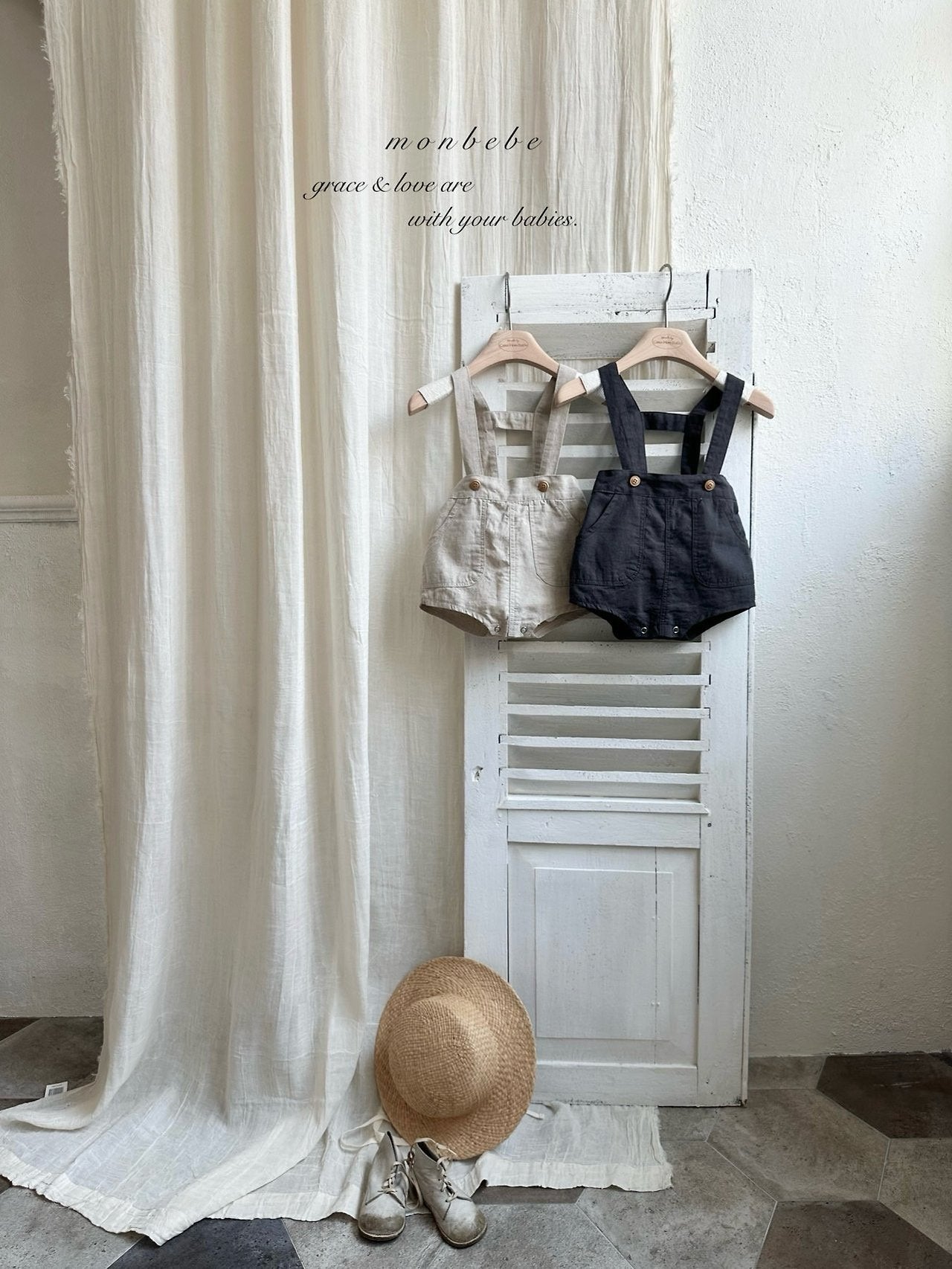 [PRE-ORDER] Linen Suspender Shorts
