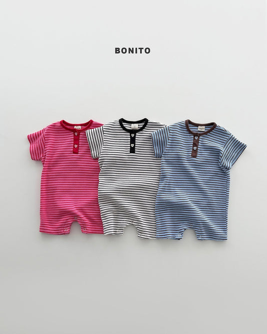 [PRE-ORDER] Summer Waffle Stripe Body Suit