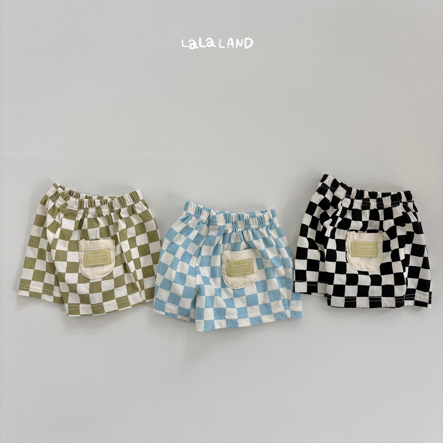 [PRE-ORDER] Checker Board Baby Shorts